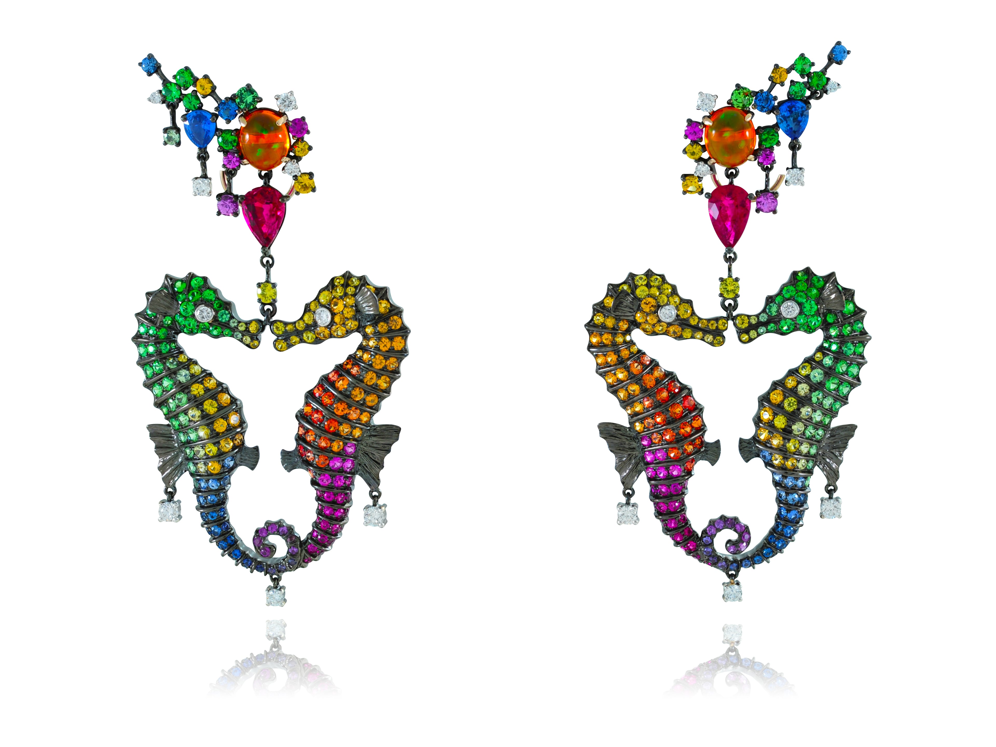 Boucles d’oreilles Hippocampes