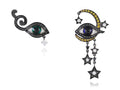 Moon and Stars Eyes earrings