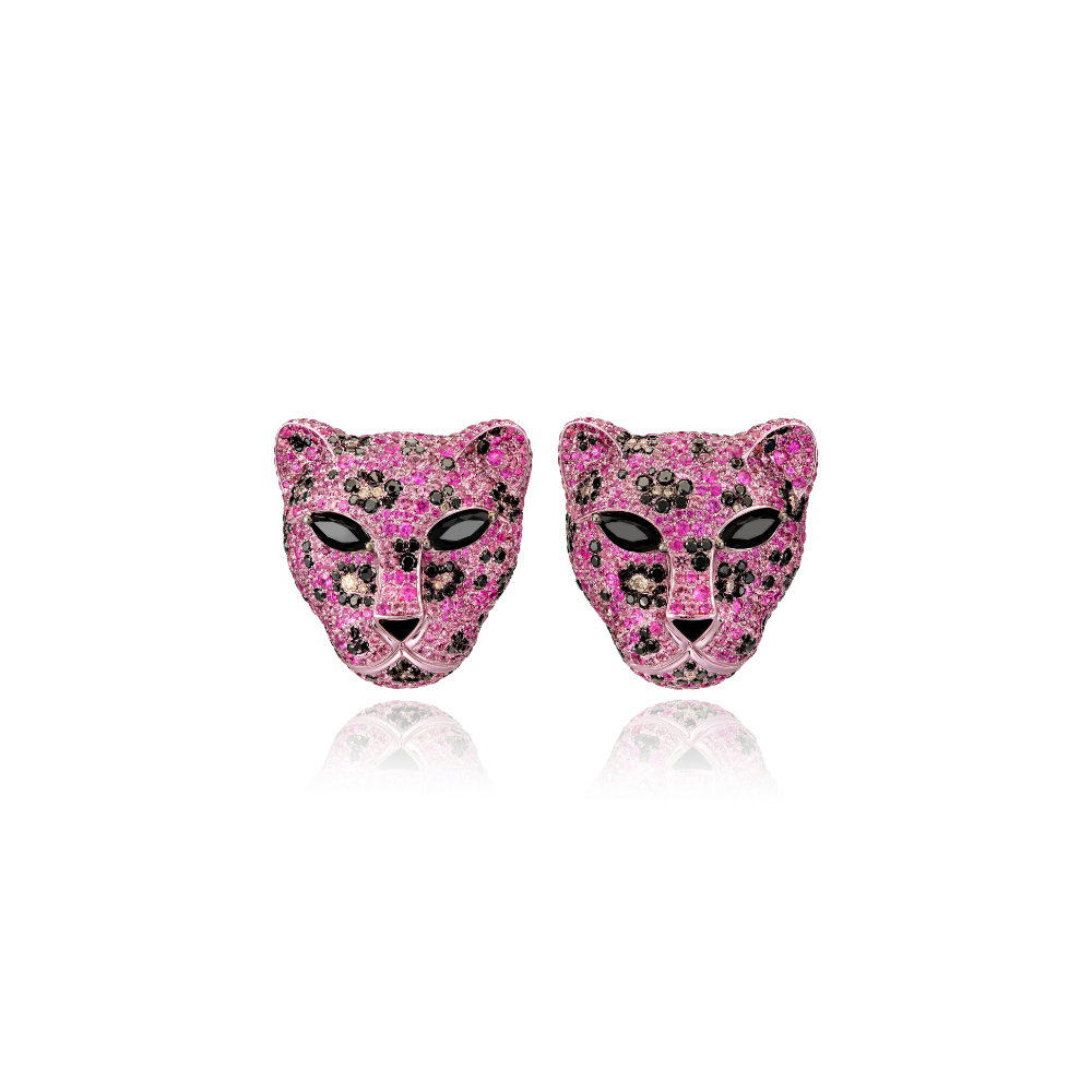 Boucles d'oreilles leopard