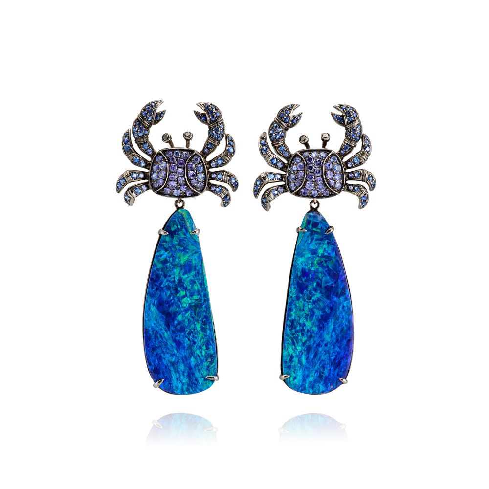 Boucles d'oreilles crabes