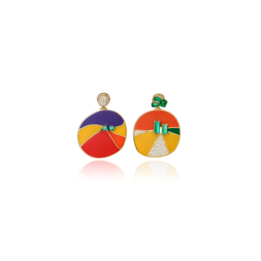 Earrings Sicilian Landscape